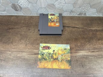 Nintendo Operation Wolf Instruction Manual & Video Game Cartridge N1