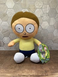 Morty Smith Plush From The Animated Series Rick And Morty, Manufactured By Toy Factory B1