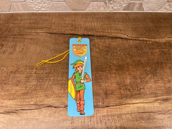 Antioch Publishing 1989 Zelda II: The Adventure Of Link Plastic Bookmark A3
