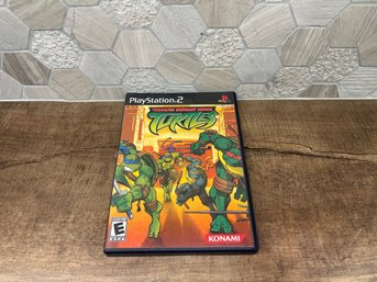 Sony Playstation 2 Teenage Mutant Ninja Turtles Beat-'em-up Video Game A3