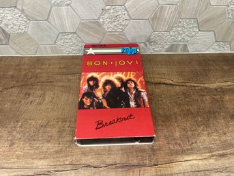 Vintage 1985 Bon Jovi: Breakout Video EP VHS Tape A3