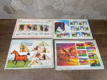 NUMFIL Souvenir Stamp Sheets Lot Of 4 A3-2
