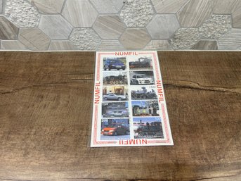Collectible NUMFIL Stamps - Automobiles And Locomotives A3
