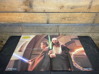 Star Wars Jedi Master Qui-Gon Jinn And Padawan Obi-Wan Kenobi Promotional Poster A3