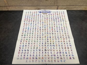 Pokemon Pokdex Poster A3