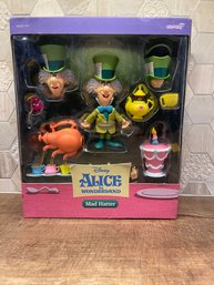 Super7 Disney Ultimates! The Tea Time Mad Hatter 7-Inch Scale Action Figure Box Set A3