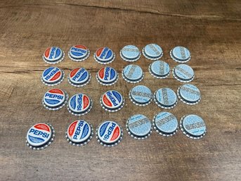 Vintage Pepsi And Diet Pepsi Crown Bottle Caps Lot Of 24 A3