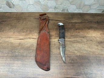 Vintage CASE XX / USA Model 323-5 Fixed-blade Hunting Knife A3
