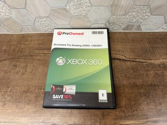XBOX 360 Brunswick Pro Bowling Video Game A2