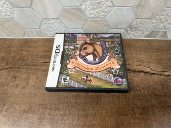 Nintendo DS Championship Pony Video Game A2