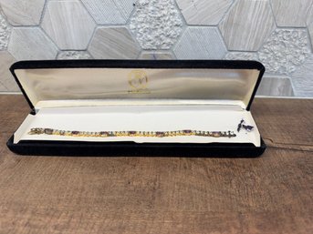 Nikolas Amethyst Tennis Bracelet 925. Sterling Silver A2