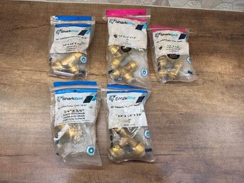 New SharkBite Push-to-connect Brass Fittings Lot A2