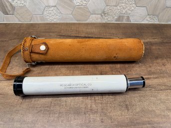 Vintage Research Optical Co. 20 Power Coated Lenses Pocket Or Hand-held Telescope (damages) A2