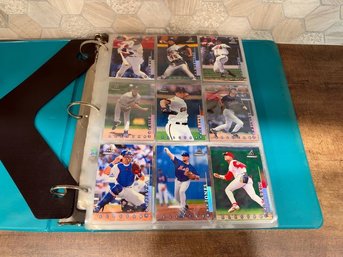 Baseball Trading Cards In Binder B3