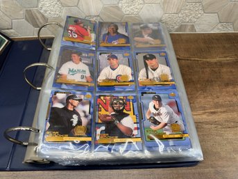 Baseball Trading Cards In Binder B3