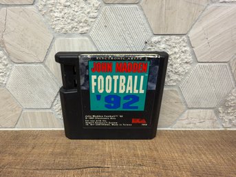 Sega Genesis John Madden Football '92 Game Cartridge A5