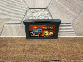 Nintendo Game Boy Advance SpongeBob SquarePants: Creature From The Krusty Krab Video Game Cartridge A5