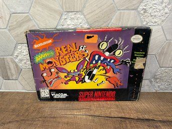 Super Nintendo Aaahh!!! Real Monsters Video Game A5