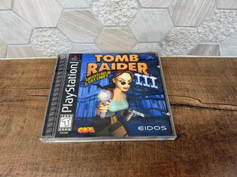 Sony Playstation 1 Tomb Raider III: Adventures Of Lara Croft Video Game A5