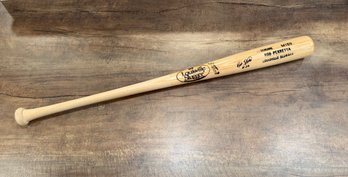 Rob Perretta Signed Louisville Slugger Wooden Baseball Bat A5