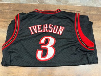 Allen Iverson Philadelphia 76ers Hardwood Classics Jersey Size XL B1