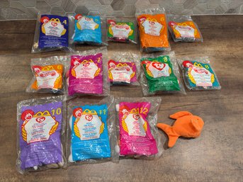 Vintage McDonald's Happy Meal Ty Teenie Beanie Babies Toys Lot Of 14 LDA6-6