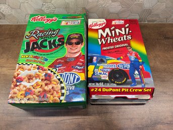 Vintage Jeff Gordon Kellogg's NASCAR-themed Cereal Boxes Lot Of 2 LDA6