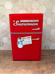 Hallmark "Fun In The Fridge" Singing And Talking Snowman LDA6