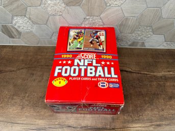 1990 Score NFL Football Series 1 Wax Box Sealed A6