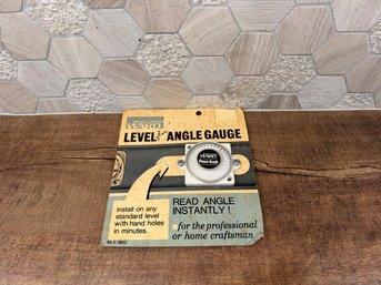 Vintage Montgomery Ward Powr-Kraft Level Angle Gauge A3