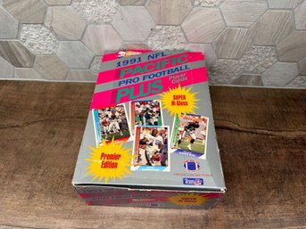 1991 Pacific Pro Football Plus Premier Edition Hobby Box Sealed Packs A4
