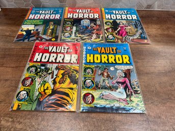 The Vault Of Horror Horror Comic Books Lot Of 5 A4-6
