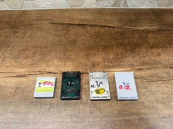 Nintendo GameCube Memory Cards Lot Of 4 A7