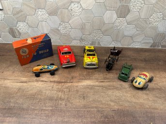 Vintage Mini Toy Vehicles Lot Of 7 JDA7