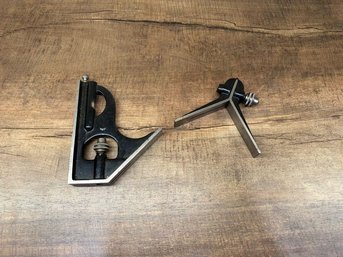 Vintage Cast Iron Square Head & Center Finding Head Starrett?? B2