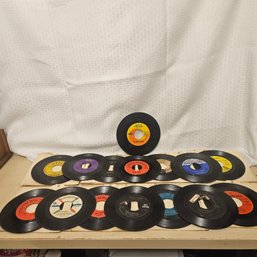 Set Of 15 Vintage 45 RPM Records