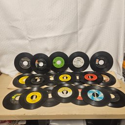 Set Of 19 Vintage 45 RPM Records
