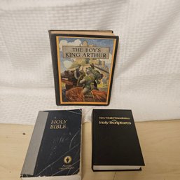 Vintage Collectible Books: Holy Texts & King Arthur