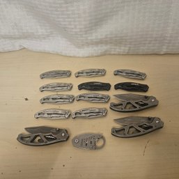 Gerber And More Pocket Knife Collection  14 Pieces