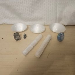 Selenite Crystal & Mini Decorative Collection