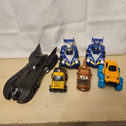 Kids’ Vehicle Toy Lot: Batmobile & Paw Patrol Cars