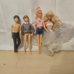Doll & Character Toy Lot: Barbie & Harry Potter