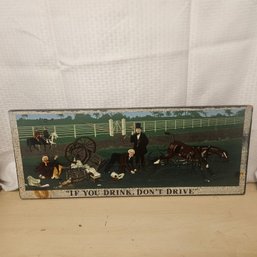 Wooden No Drinking / Drinking Horse Carriage Sign