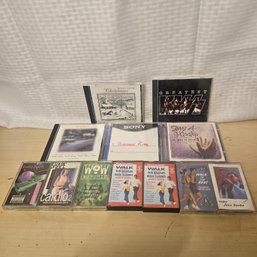 Mixed Media Lot: CDs & Cassettes