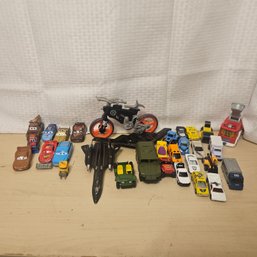 Large Car Toys Lot – Disney Pixar Cars, Planes, Motorcycles & More