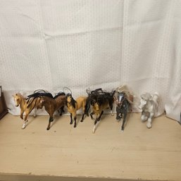 Lot Of 6 Horse Toys