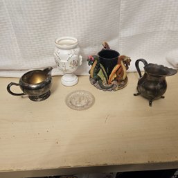 Elegant Silver & Fantasy-Inspired Tableware Set