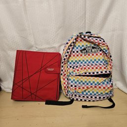 Vans Backpack & Red Five Star Binder