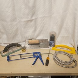 Tool Lot – Drywall Tools, Screwdriver, Bungee Cord & More