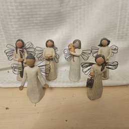 Willow Tree Angel Figurines – Set Of 6
